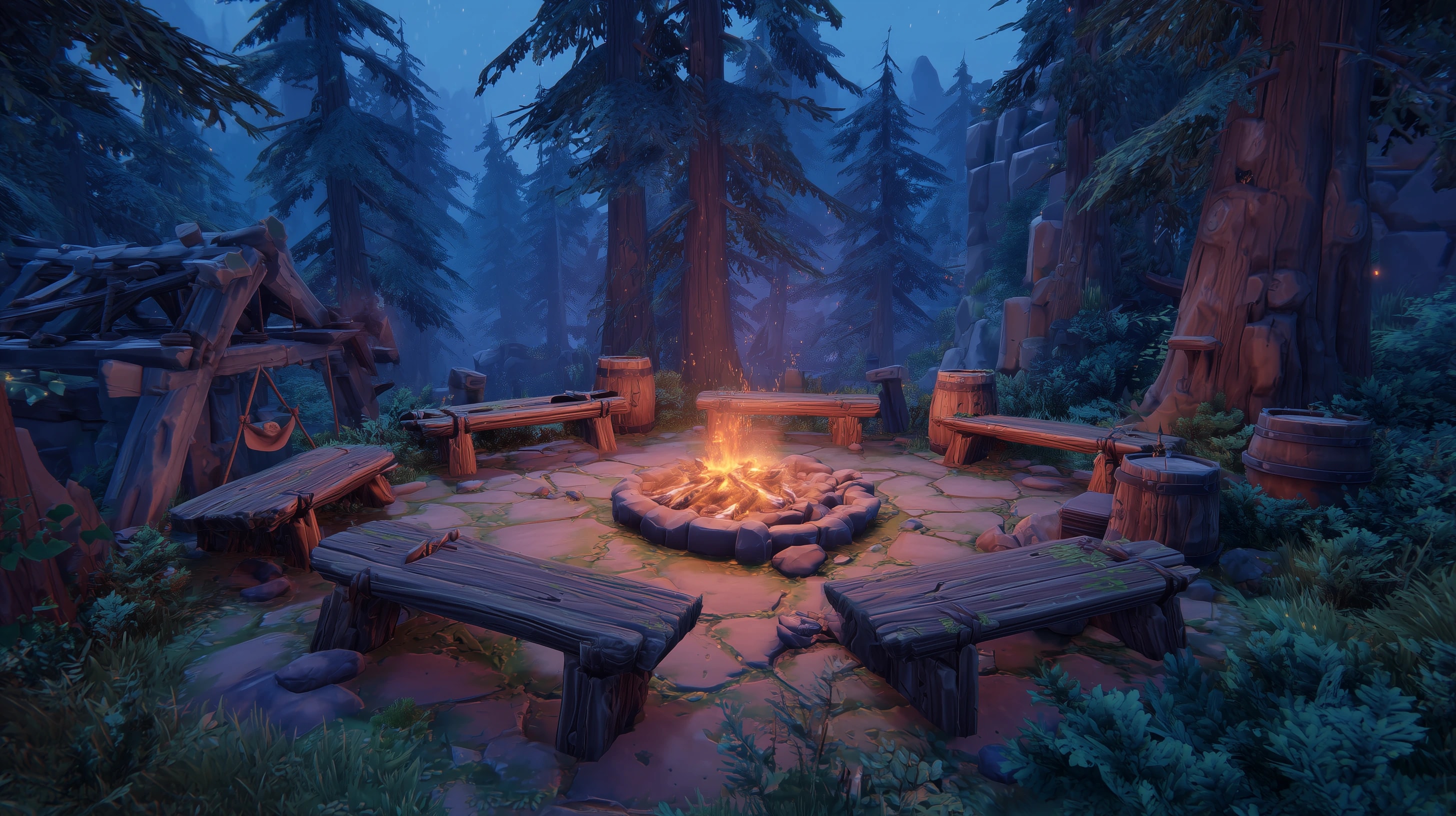 Campfire in Azeroth